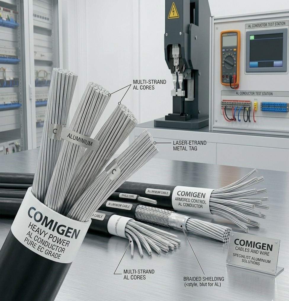 Multi Strand and Heavy Power Aluminium Conductor Wires